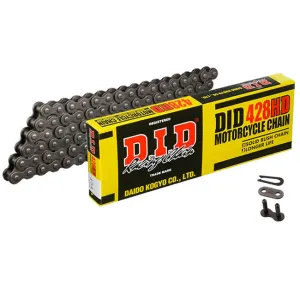 428HD x 112 heavy duty chain w/ RJ clip link DID (428HD112)