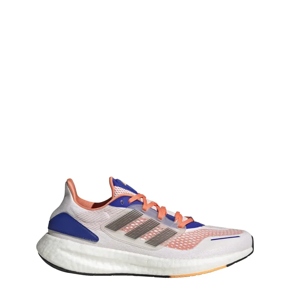 adidas Men's Pureboost 22 Running Shoe, White/Night Metallic (Heat.RDY), 10.5