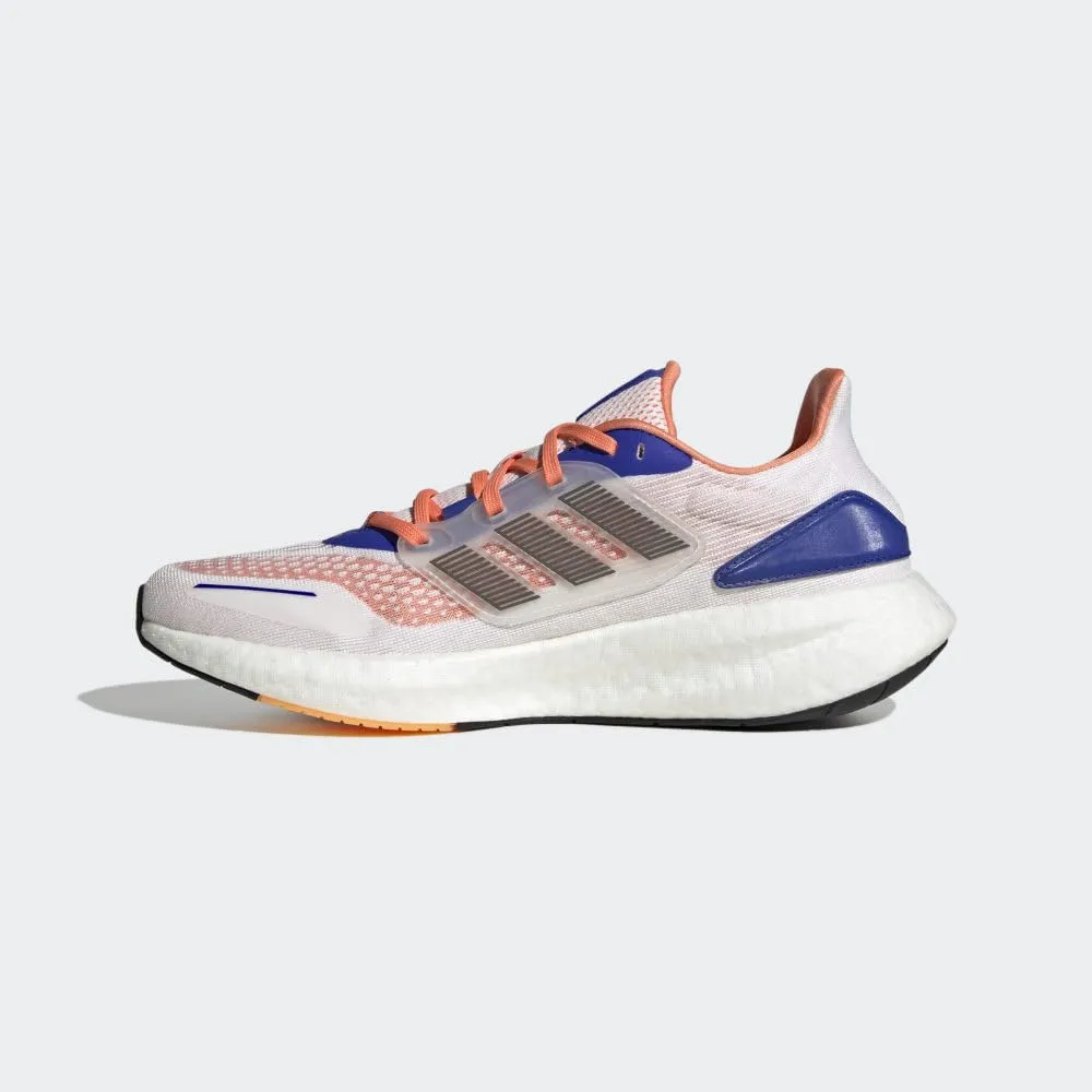 adidas Men's Pureboost 22 Running Shoe, White/Night Metallic (Heat.RDY), 10.5