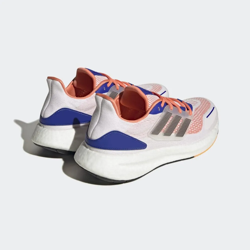 adidas Men's Pureboost 22 Running Shoe, White/Night Metallic (Heat.RDY), 10.5