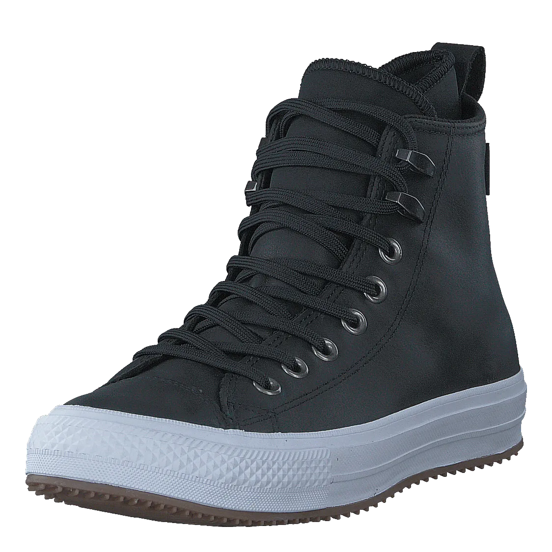 All Star WP Boot Leather Hi Black/Black/White