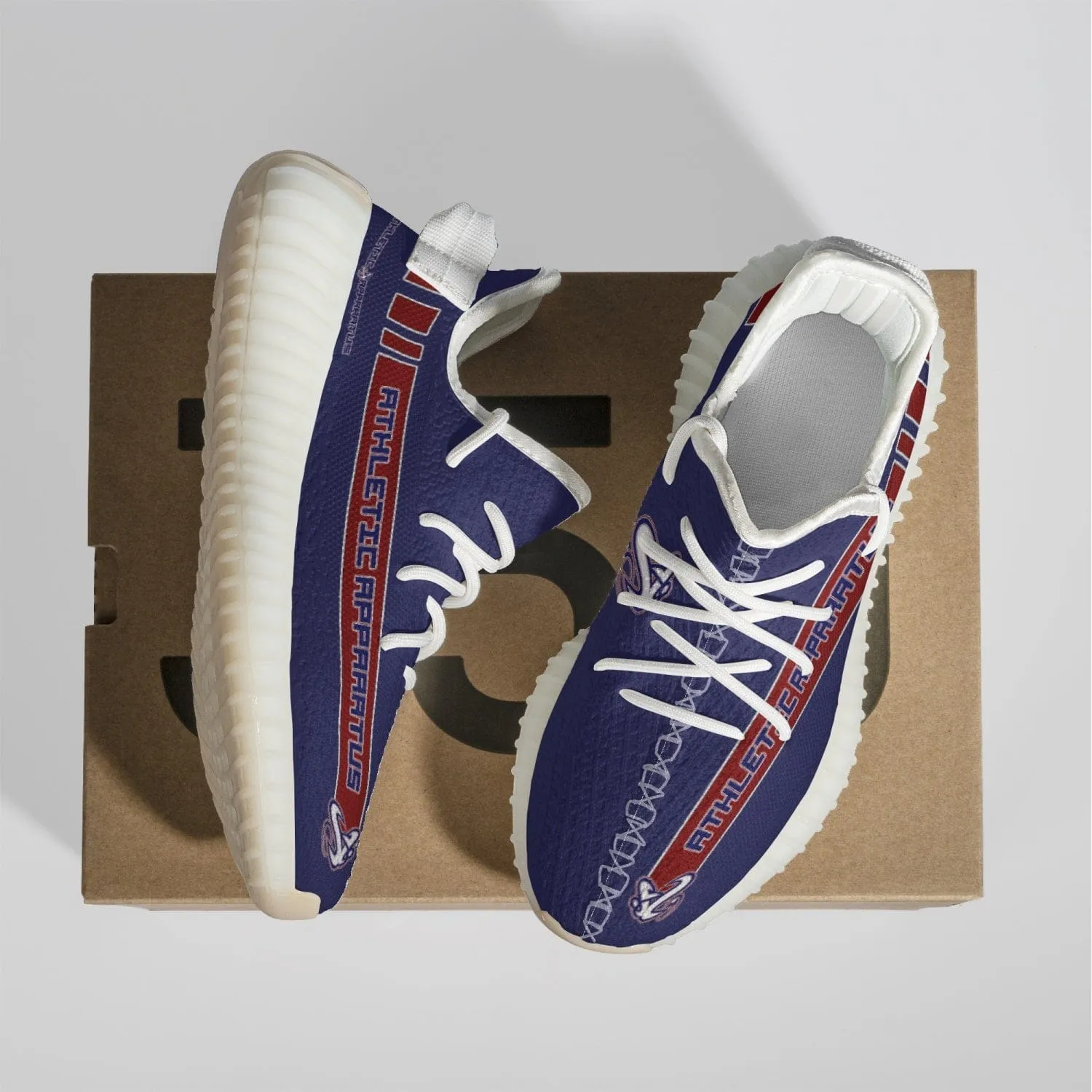Athletic Apparatus V2 RWB-WS Adult Unisex Mesh Knit Sneakers - Navy 1