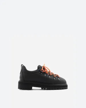 Black Hiking Low Rubberish Boots