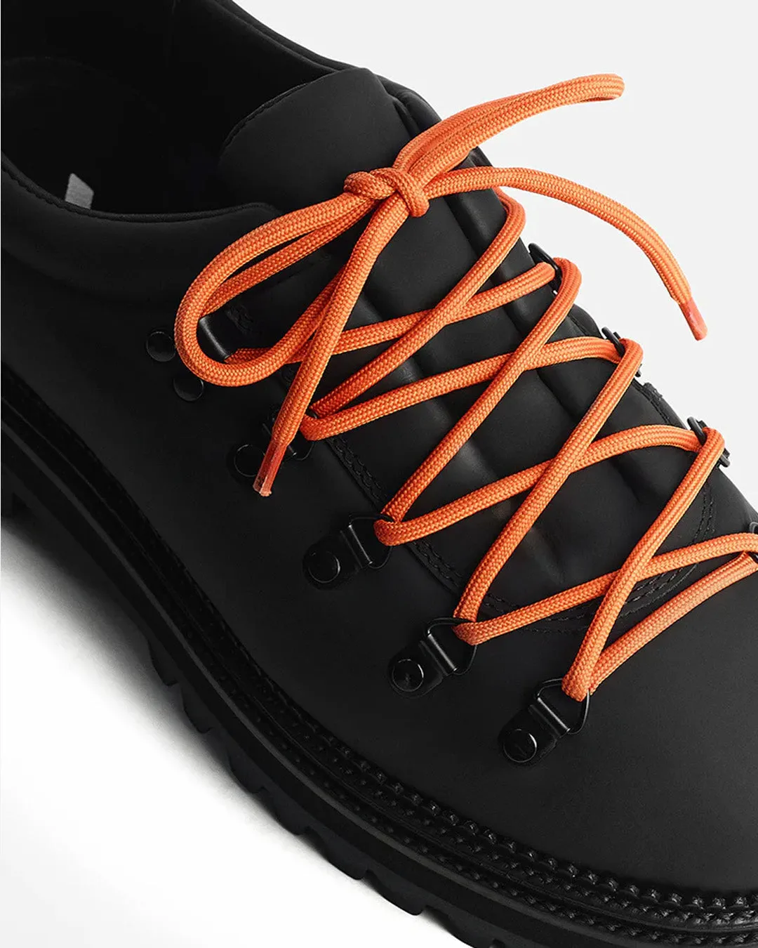 Black Hiking Low Rubberish Boots