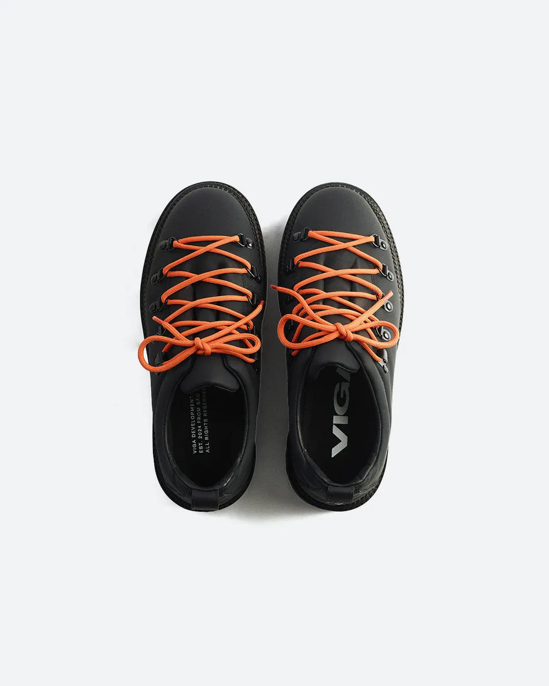 Black Hiking Low Rubberish Boots