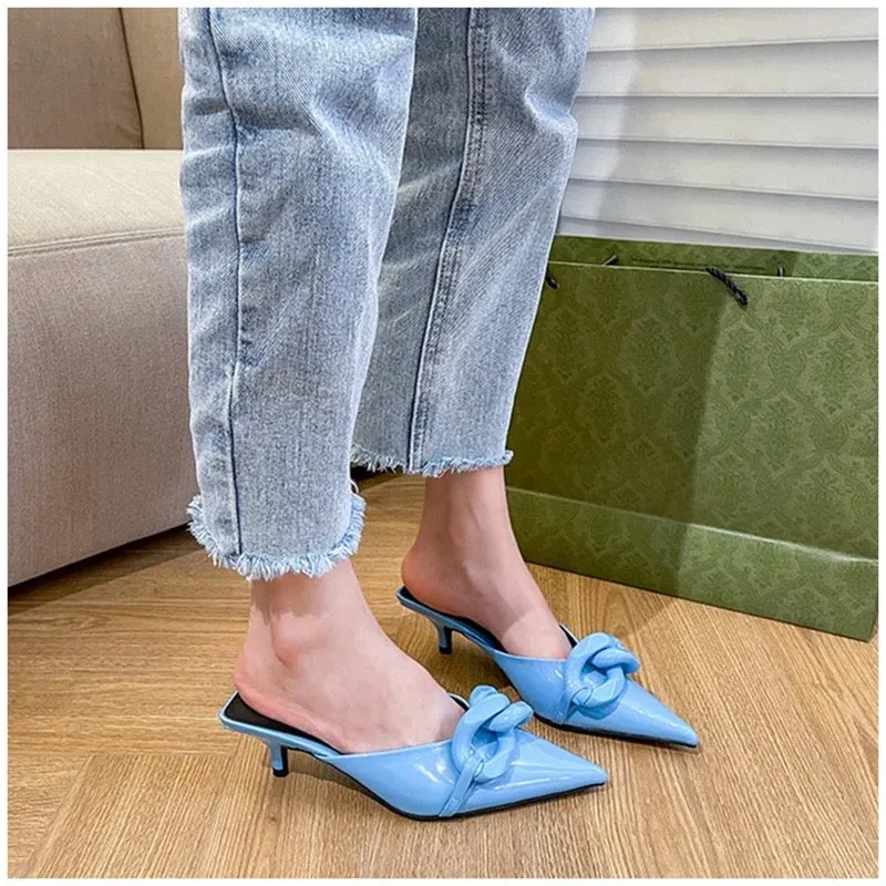Candy Colors Chain Mules