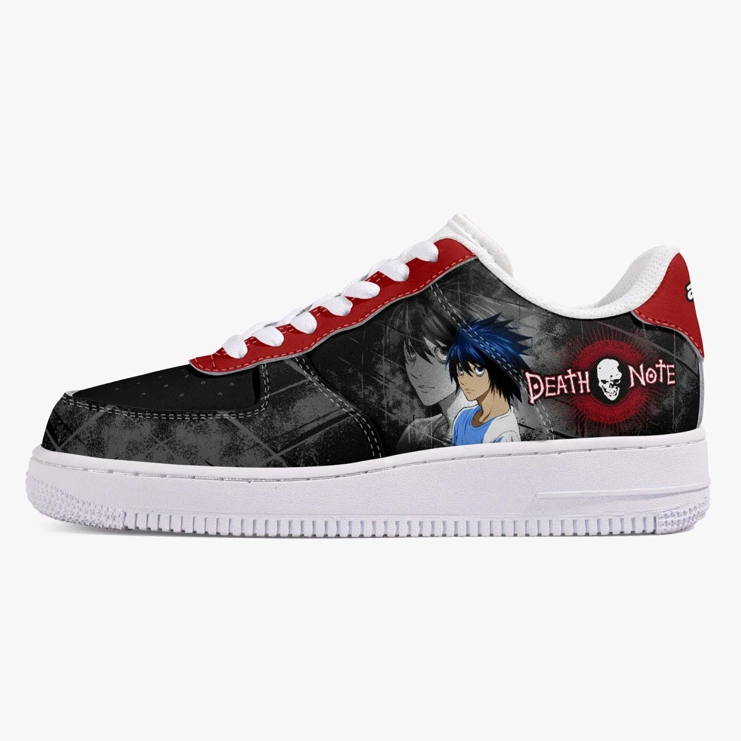 Death Note L Black Red AF1 Anime Shoes