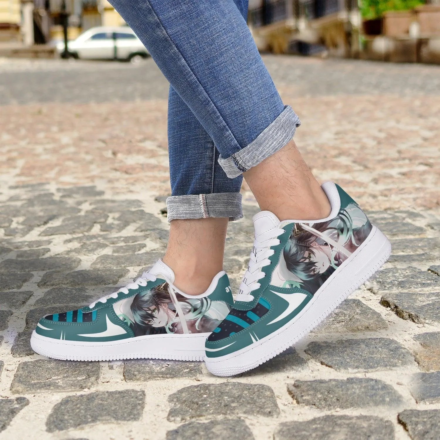 Demon Slayer Muchiro Tokito AF1 Anime Shoes