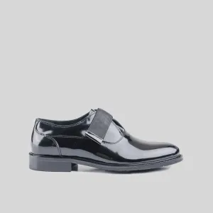 Dress Single Strap Black Patent EL038