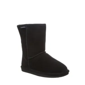 Emma Short Charcoal Suede Boots