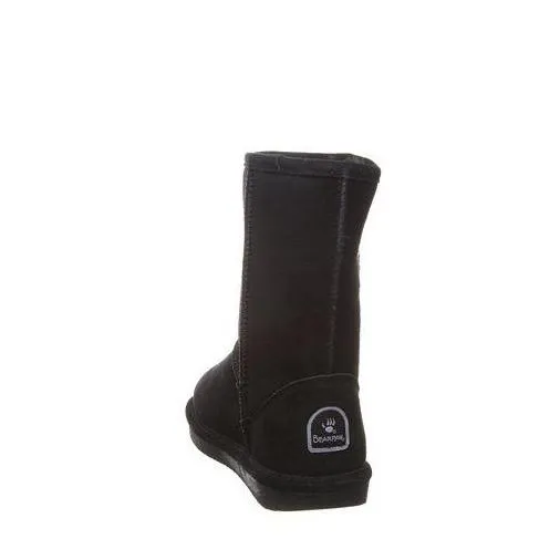Emma Short Charcoal Suede Boots