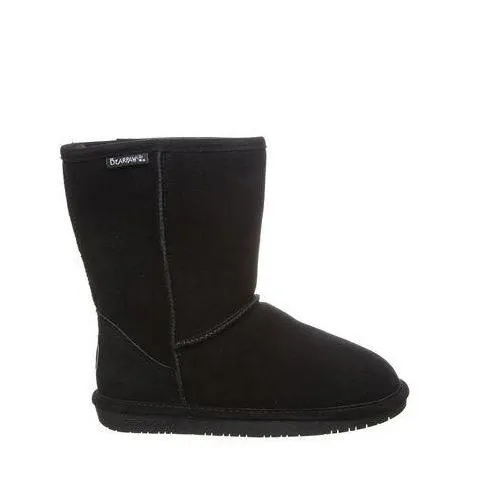 Emma Short Charcoal Suede Boots