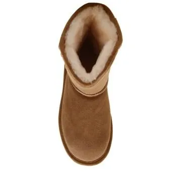 Emma Short Hickory Suede Boot