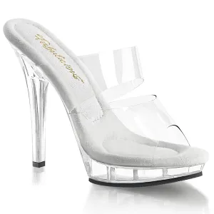 Fabulicious Lip 102 Womens 5 Inch Heel, Bikini Posing Competition Slip-On Mules
