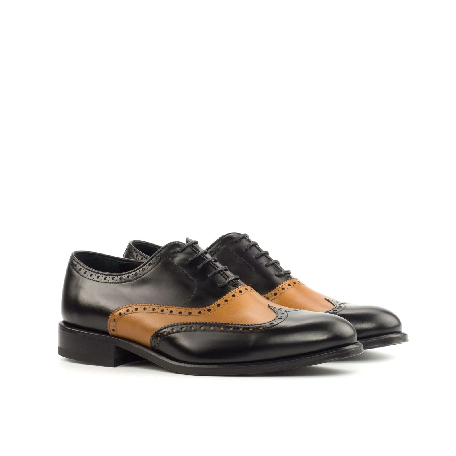 Full Brogue-Box Calf, Brown, Black