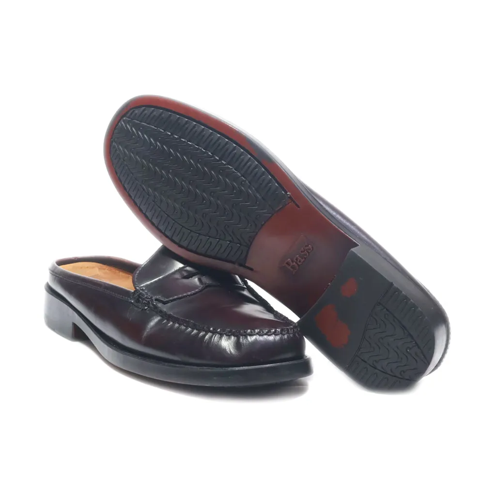 G.H.Bass & Co Mules Leather Brown Colour For Women