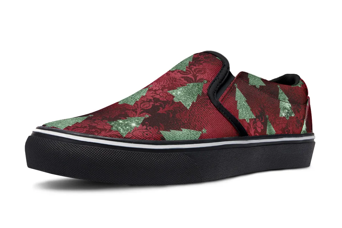 Glam Christmas Slip Ons