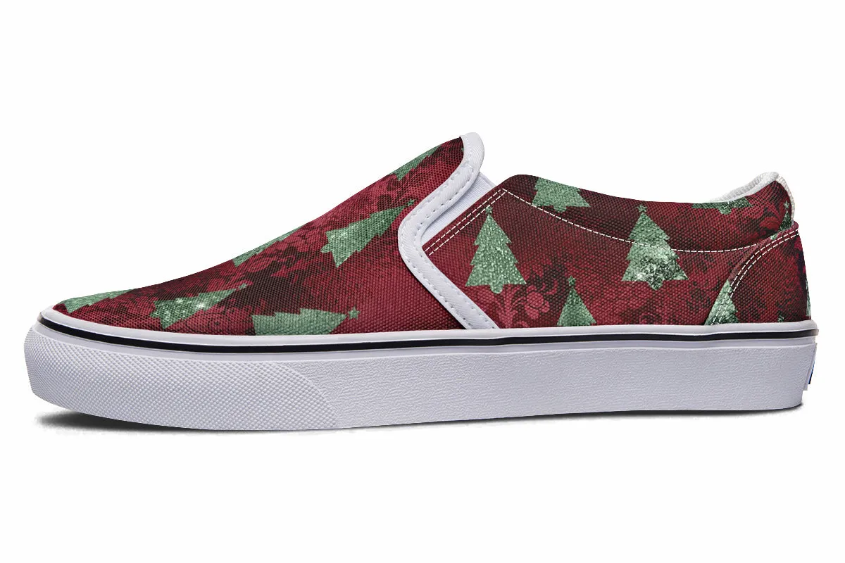 Glam Christmas Slip Ons