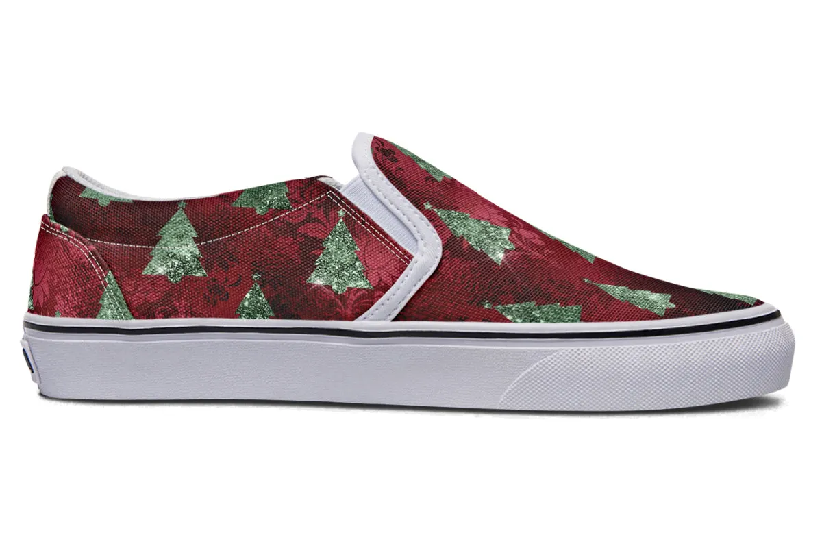 Glam Christmas Slip Ons