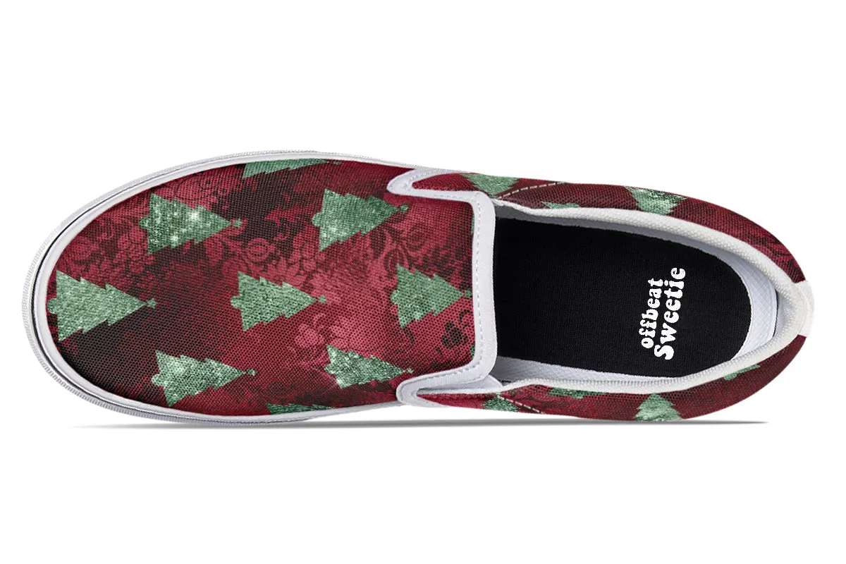 Glam Christmas Slip Ons