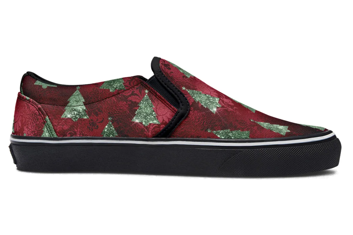 Glam Christmas Slip Ons