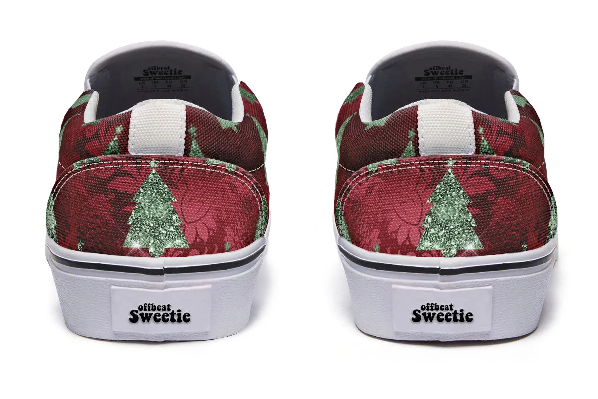 Glam Christmas Slip Ons