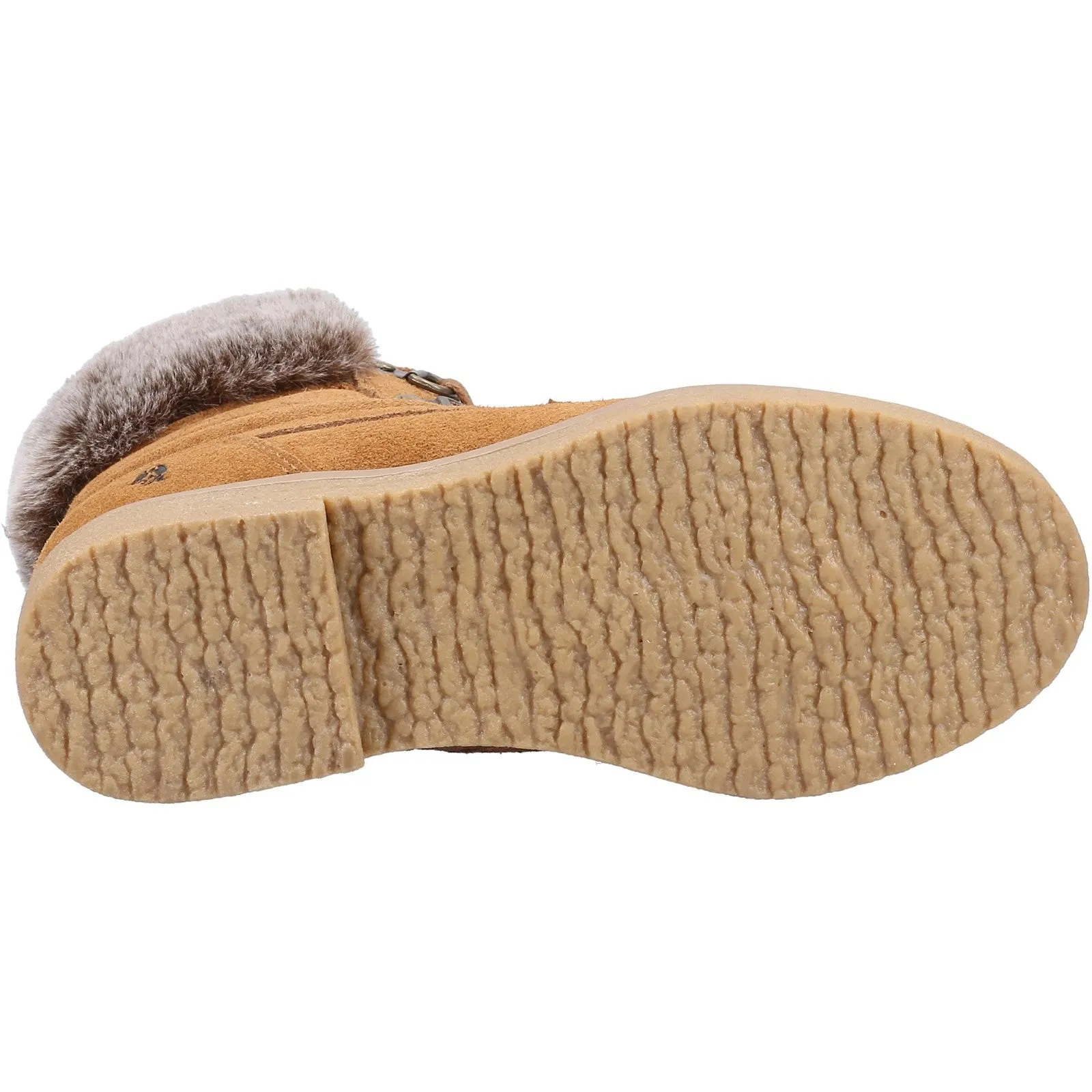 Hush Puppies Girls Florence Suede Boots - Tan