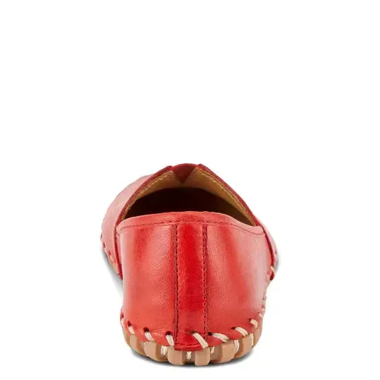 Kathaleta Shoe - Red Leather