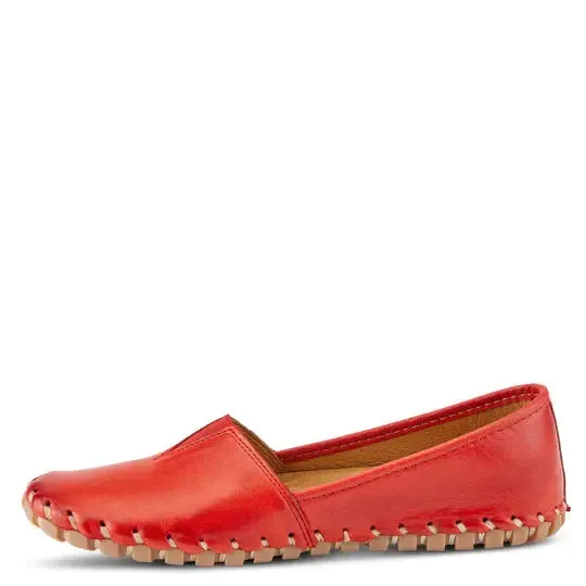 Kathaleta Shoe - Red Leather