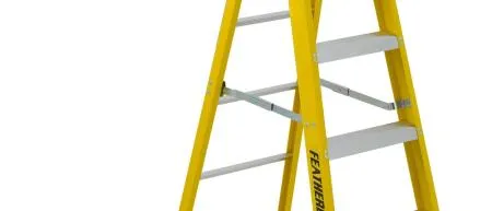 Ladder - Featherlite Series 6900 8′ Extra Heavy Duty Fiberglass Step Ladder, 6908