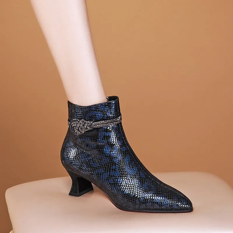 Lustrévo Fieralis Heeled Booties