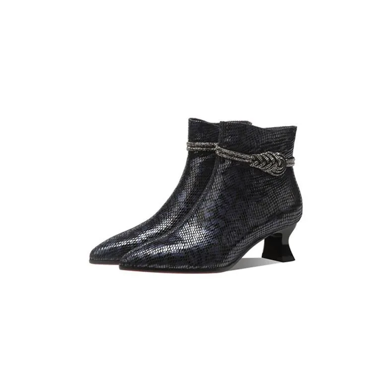 Lustrévo Fieralis Heeled Booties