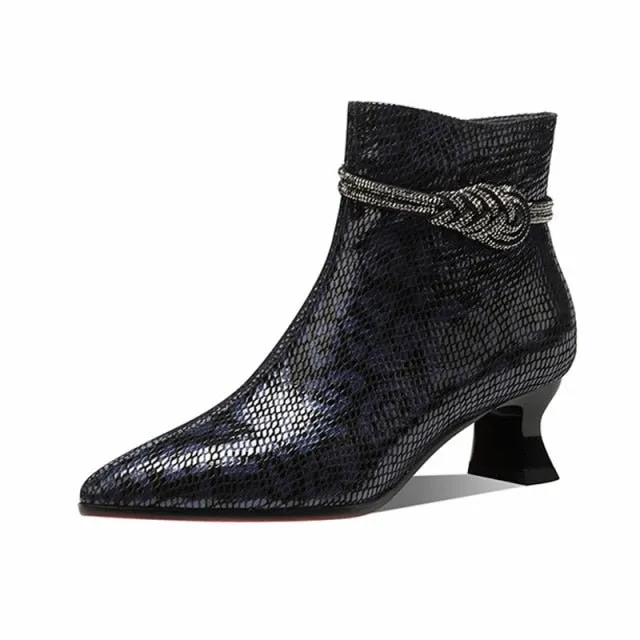 Lustrévo Fieralis Heeled Booties