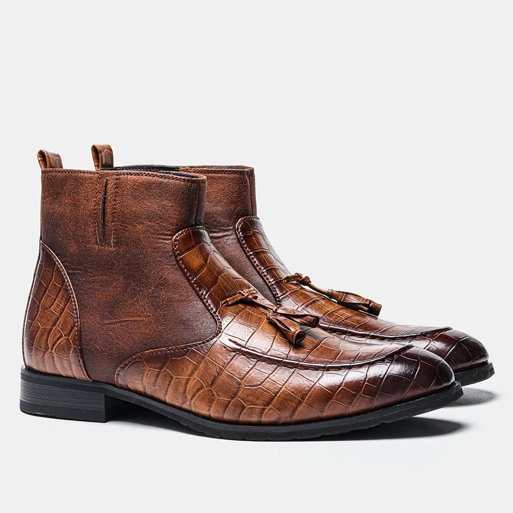 Men's Leather Ankle Boots