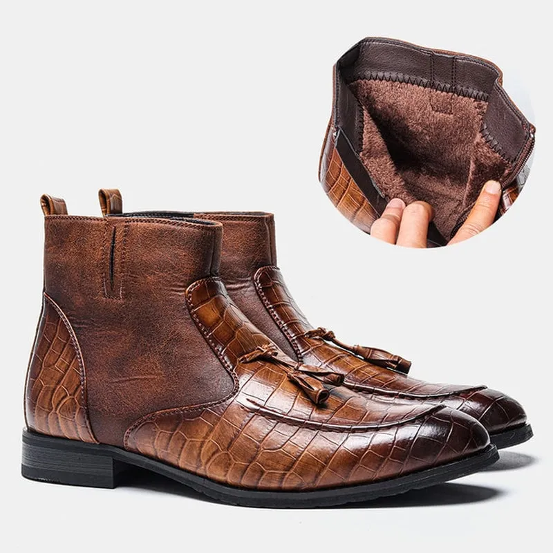 Men's Leather Ankle Boots