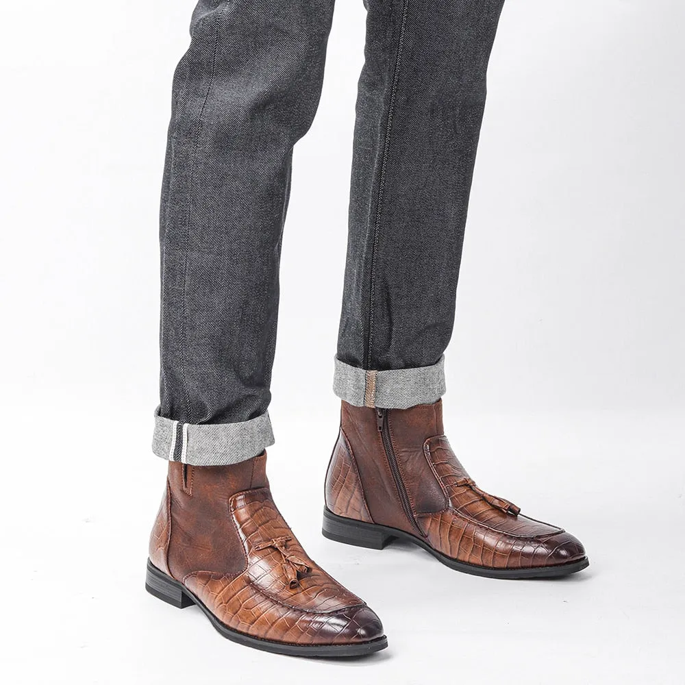 Men's Leather Ankle Boots