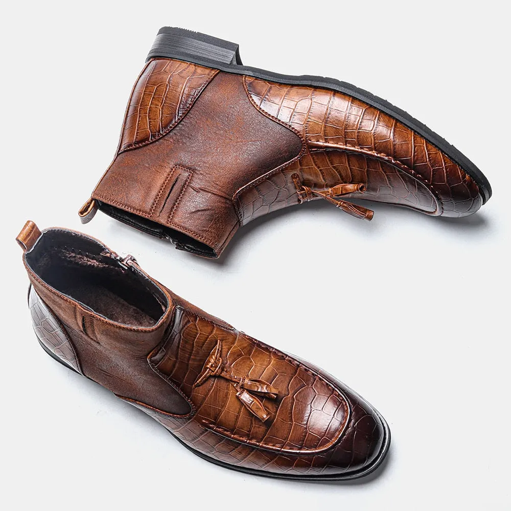 Men's Leather Ankle Boots