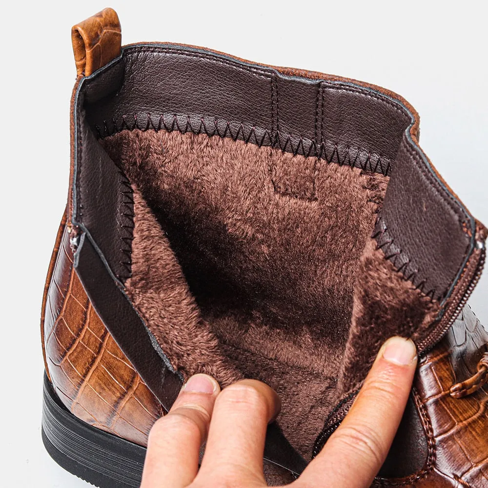 Men's Leather Ankle Boots