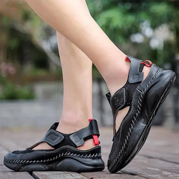 Men's Summer Breathable Leather Sandals
