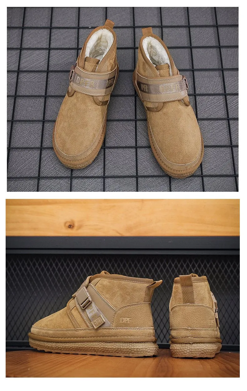 Men's Winter Wool Warm Snow Boots