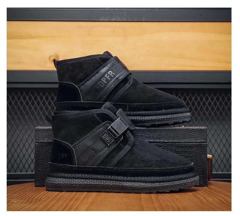 Men's Winter Wool Warm Snow Boots