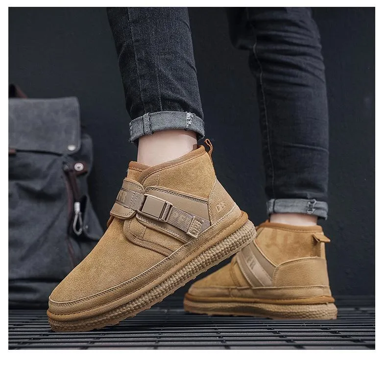 Men's Winter Wool Warm Snow Boots