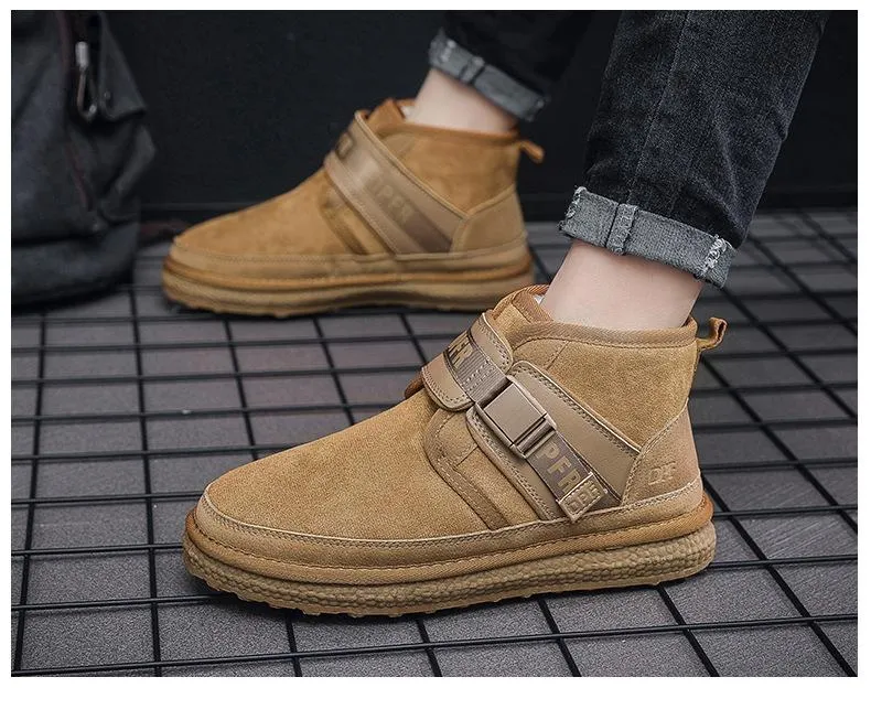 Men's Winter Wool Warm Snow Boots