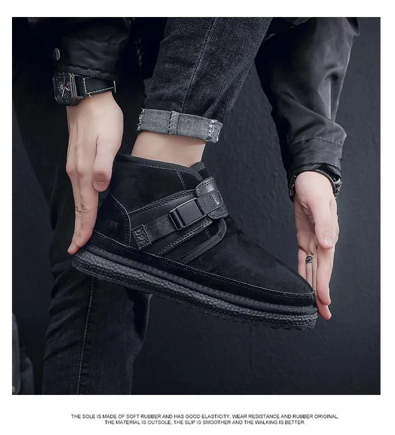 Men's Winter Wool Warm Snow Boots