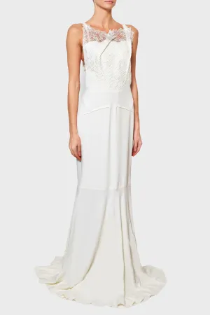 Mirah Geometric Overlay Dress
