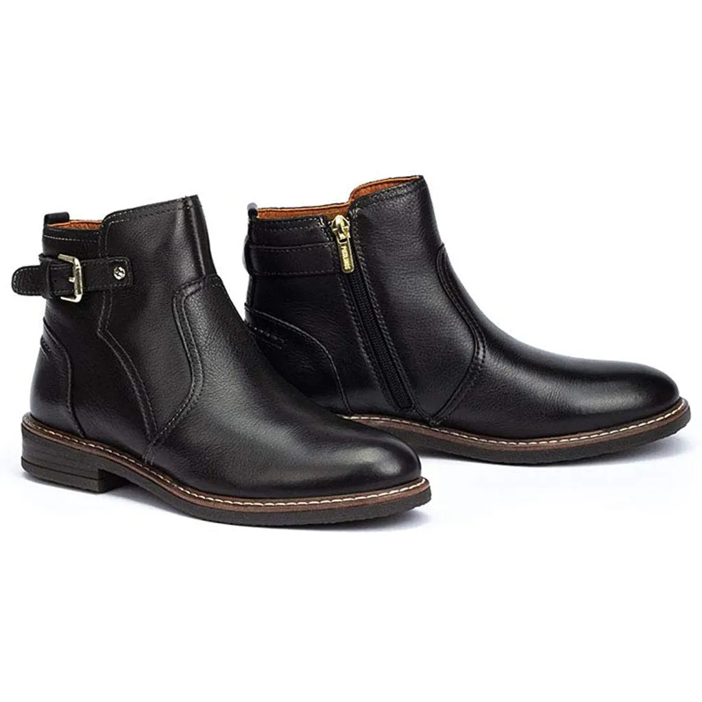 Pikolinos Aldaya 100% Calfskin Leather Women's Zip Up Ankle Boots