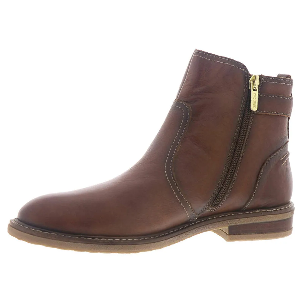 Pikolinos Aldaya 100% Calfskin Leather Women's Zip Up Ankle Boots