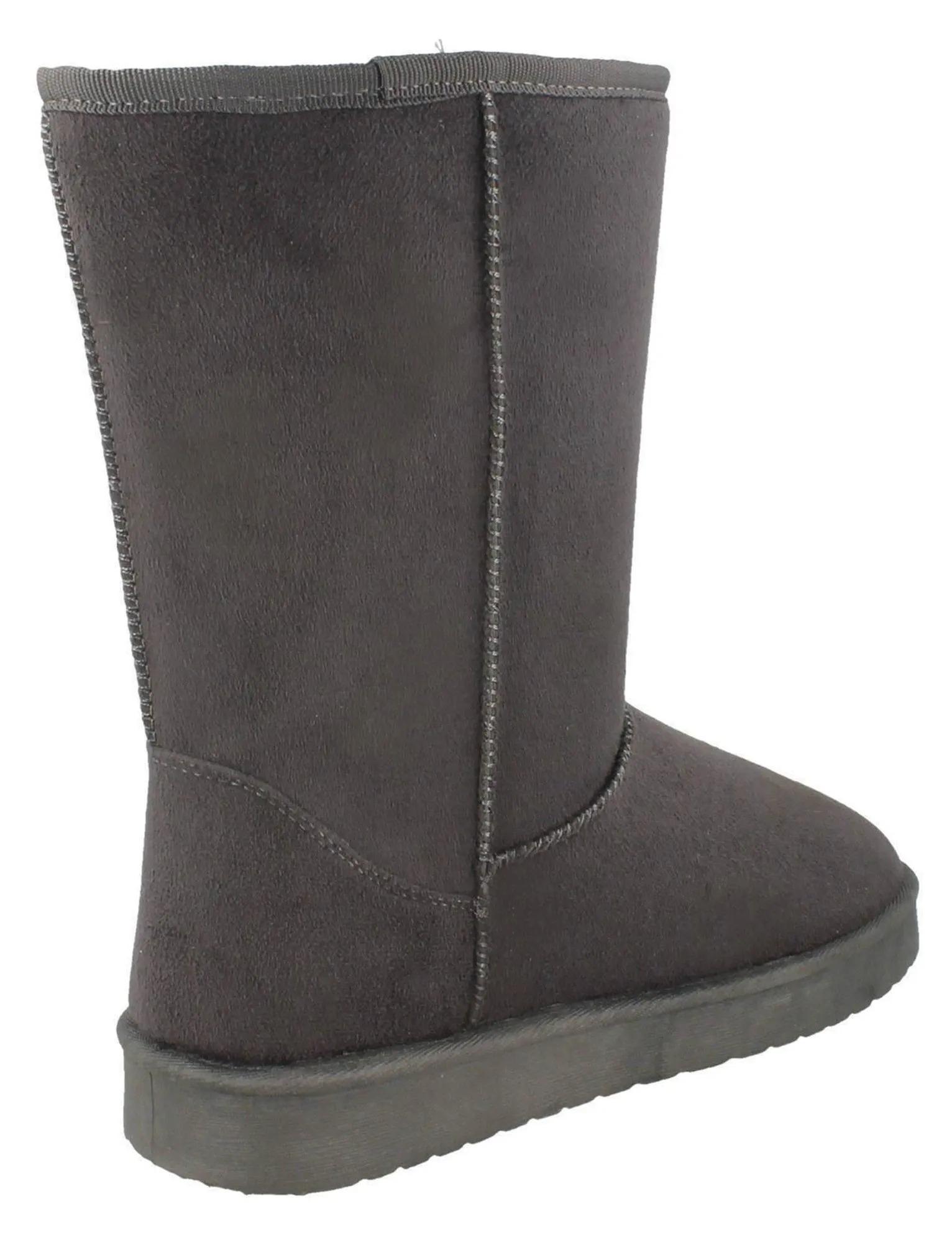 Poppy Fur Lined Winter Boots in Dark Grey