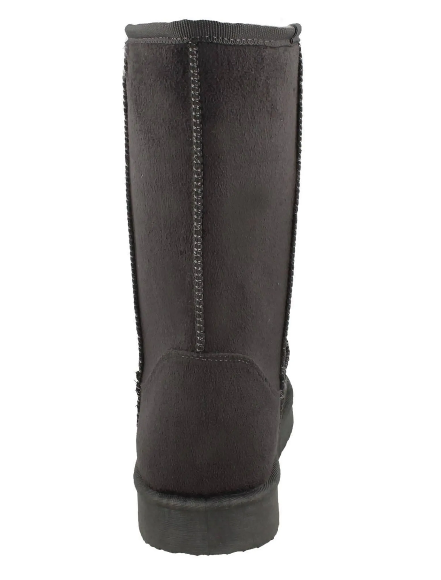 Poppy Fur Lined Winter Boots in Dark Grey