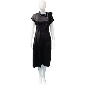 PRADA SILK WITH TIE NECK DRESS